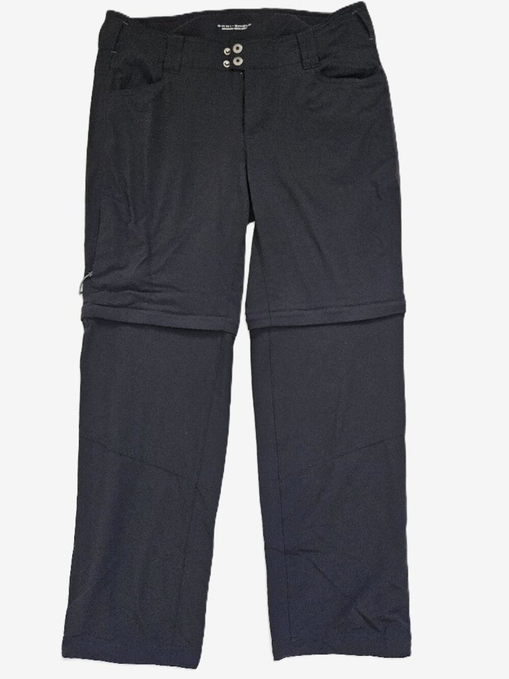 Columbia Silver Ridge Convertible Pants Women’s 12 Short, Black Hiking Outdoor